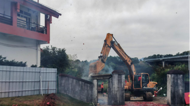 福建高速公路服務區(qū)簡易出入口工程正式開工建設